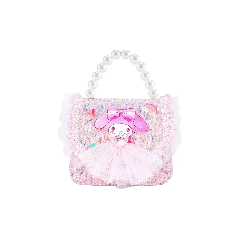 Hello Kitty Sanrio Series Polyester Handbag Kids' Pink-0