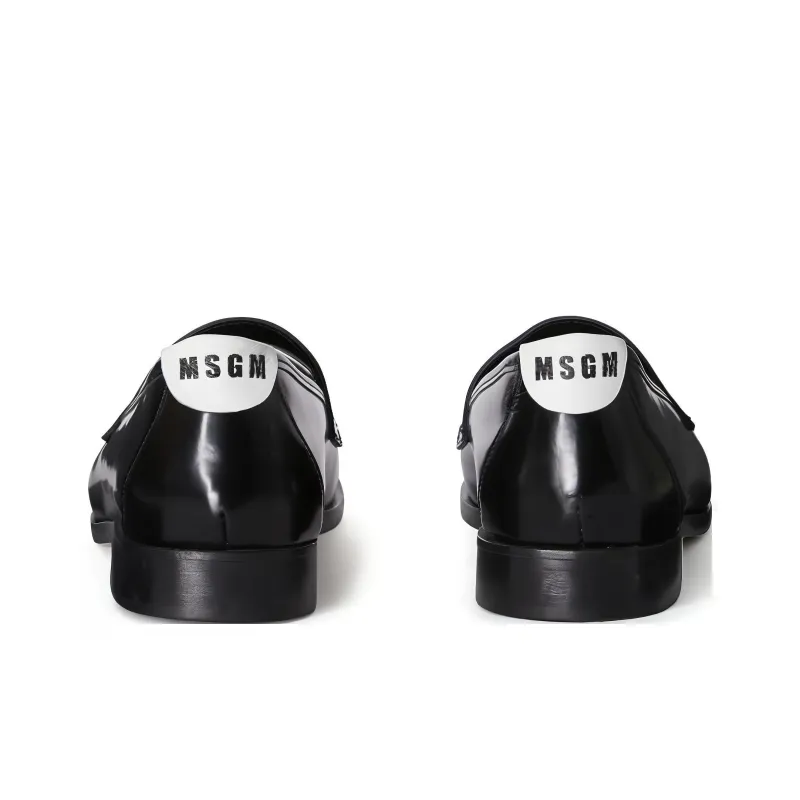 MSGM Loafers Men Black-4