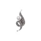 White Bead Colored Rhinestone (Camellia)