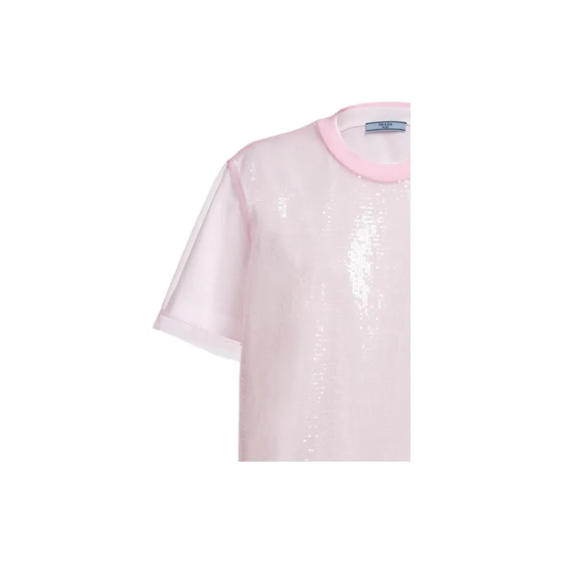 PRADA T-Shirts Women's Pink-1