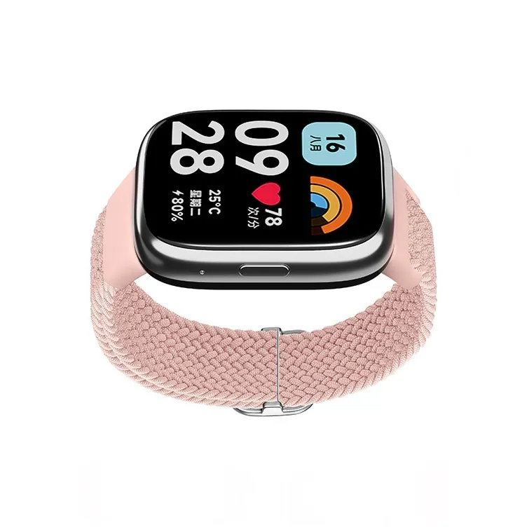 ZHENGGUANG Red Beige Compatibility Watch Band Fabric Material-31