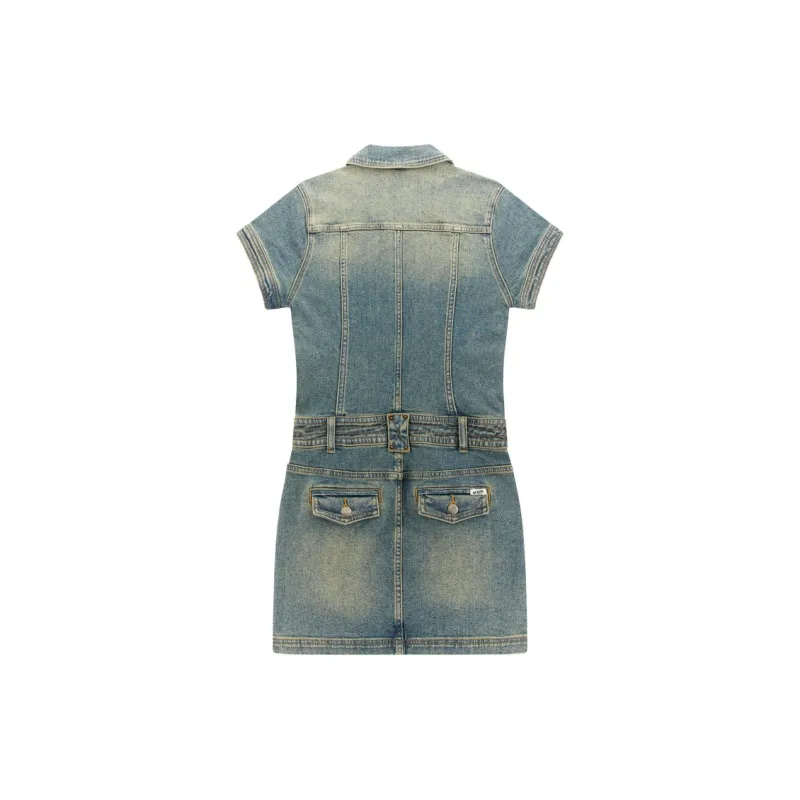 GUESS Short Sleeved Dresses Women's Gradient-1