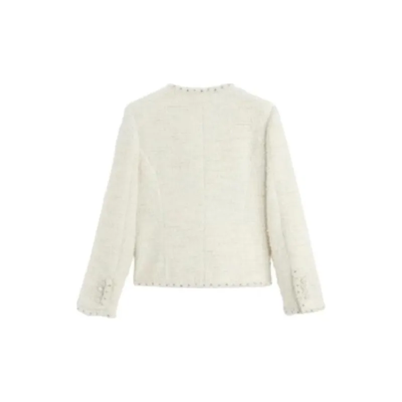 Bebe Jackets & Coats Women's Ecru-1
