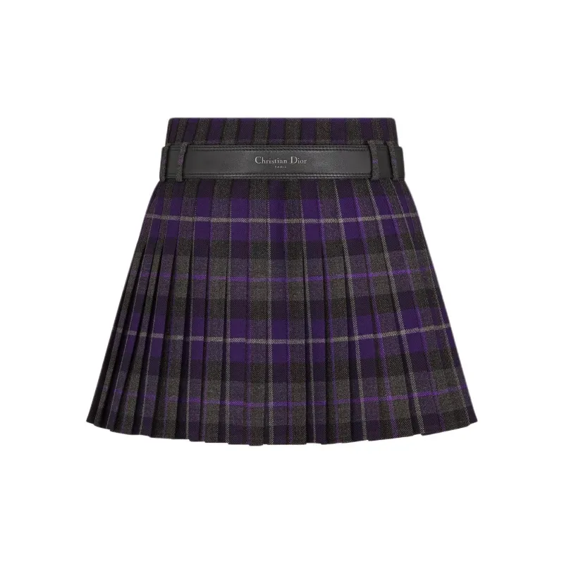 DIOR FW24 Casual Short Skirts Women's Purple-1
