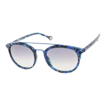 CarolinaHerrera Plastic Aviator Sunglasses Women's Blue