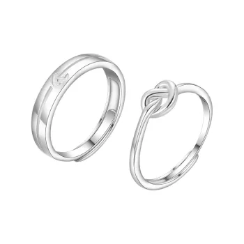MUYKUY 999 Fine Silver Rings Unisex