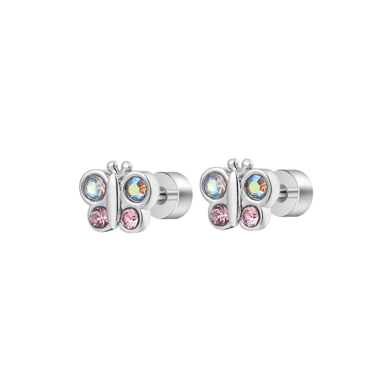 MISS XIA JWY Titanium Steel Stud Earrings Women's-3