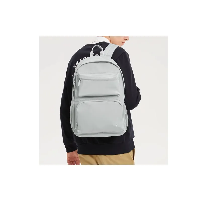 Skechers Fabric Backpack Regular Unisex Moonball Gray-4