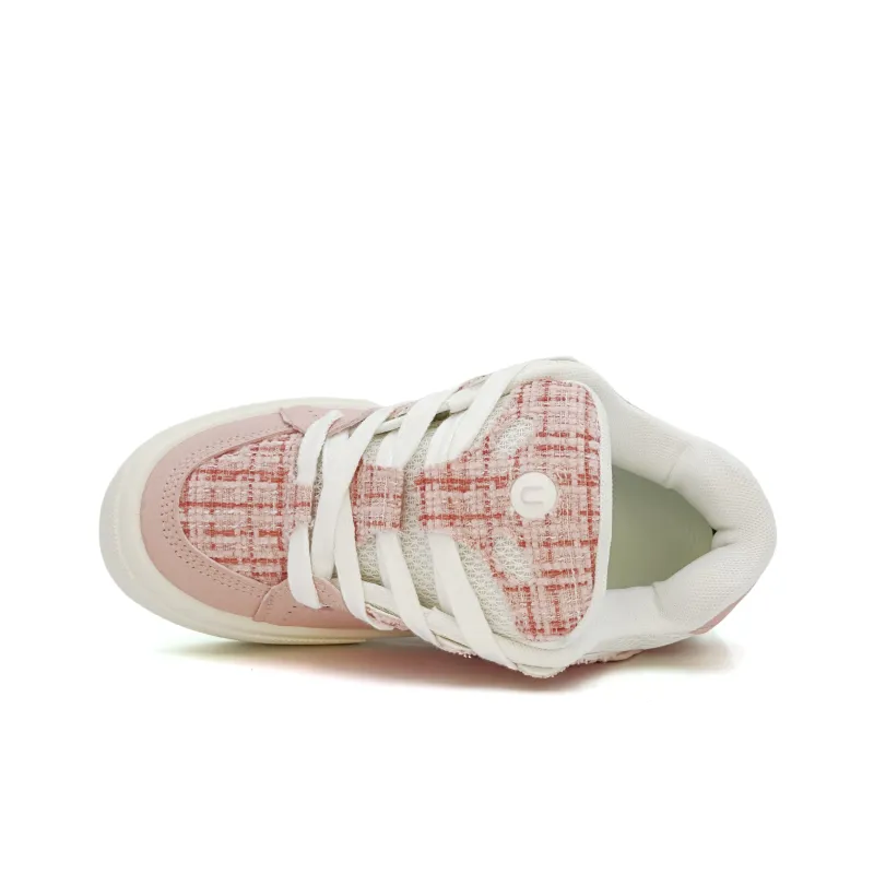 UNIITY Skateboard Shoes Women's Low Top Haze Pink-3
