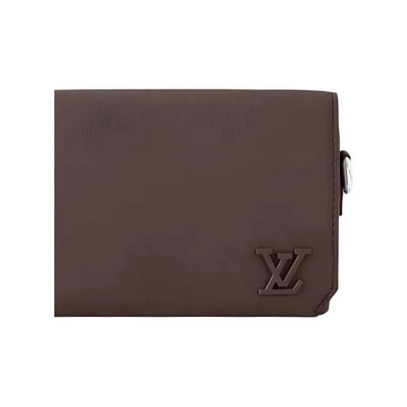 LOUIS VUITTON Fastline Leather Messenger Bag Crossbody Bag Shoulder Bag Men's Elephant Gray-2