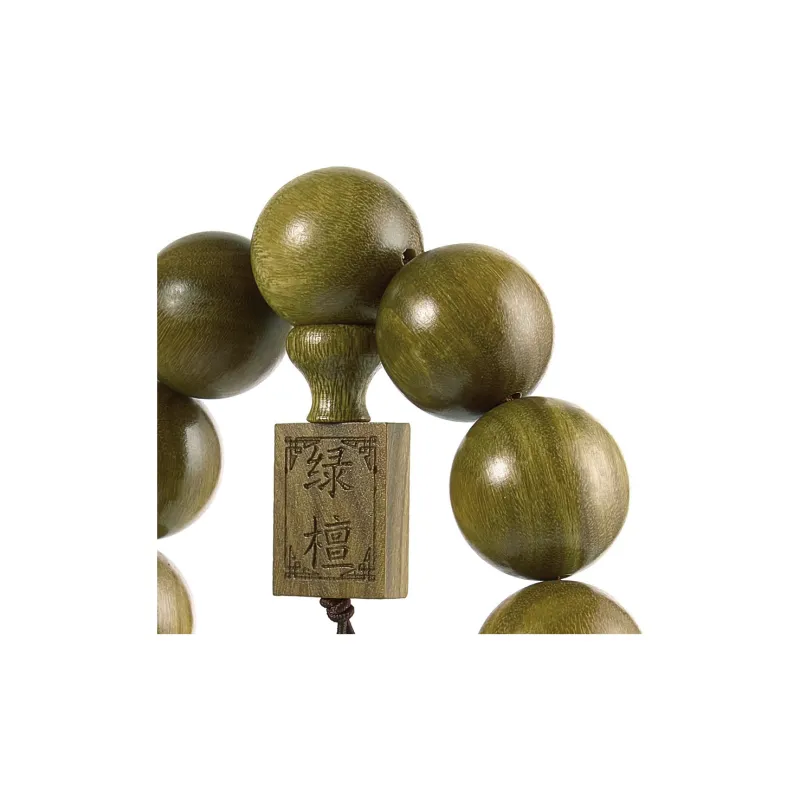 Crabs Green Sandalwood Wooden Bracelets Unisex-3