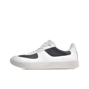 TREEPERI Coverage Slip Resistant, Abrasion Resistant, Balance, Lightweight Low Top Skateboard Shoes Unisex White Black