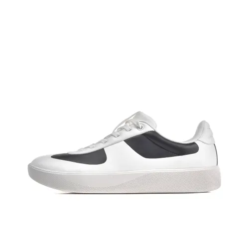 TREEPERI Coverage Slip Resistant, Abrasion Resistant, Balance, Lightweight Low Top Skateboard Shoes Unisex White Black