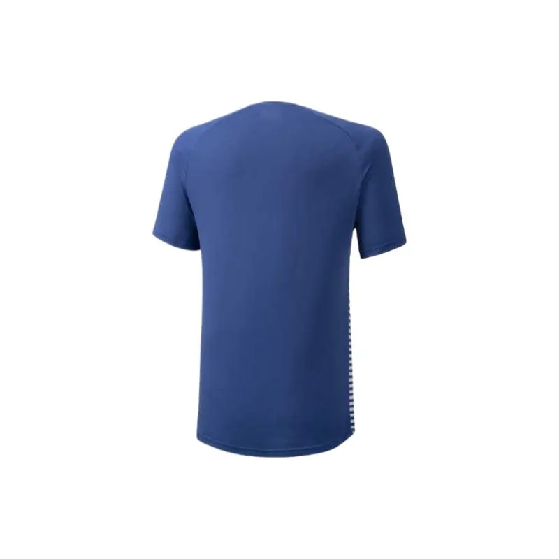 Mizuno Shadow Polo T-Shirt Men's Blue-1