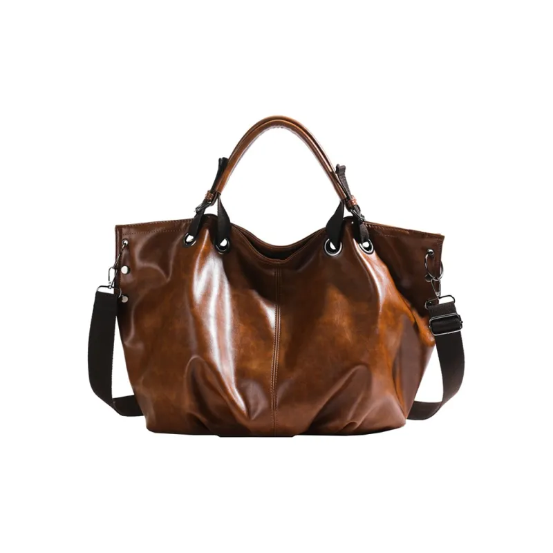 Meow In The Grass PU Shoulder Bag Women's Brown/Coffee-0