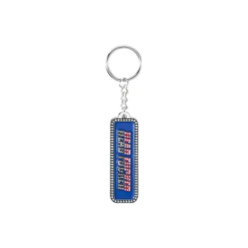 Supreme Metal Keychains Unisex Blue