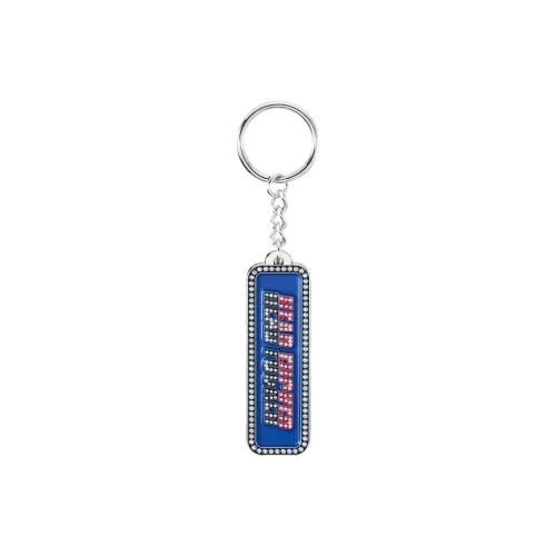 Supreme Metal Keychains Unisex Blue