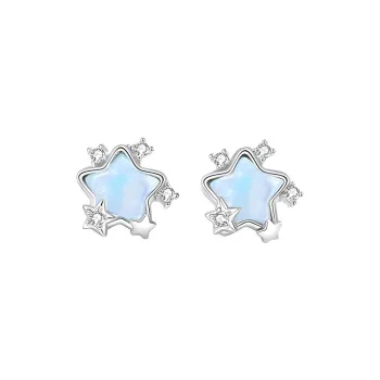 DONGFANGJIE 925 Sterling Silver Stud Earrings Women's Gift Box Set