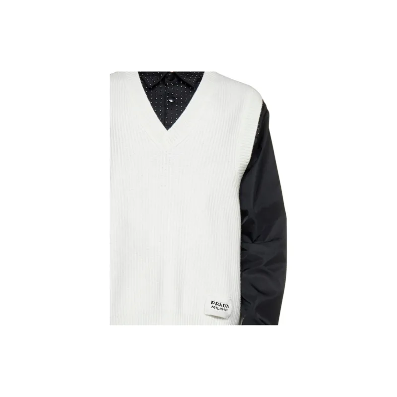 PRADA Tank Tops Men White-1