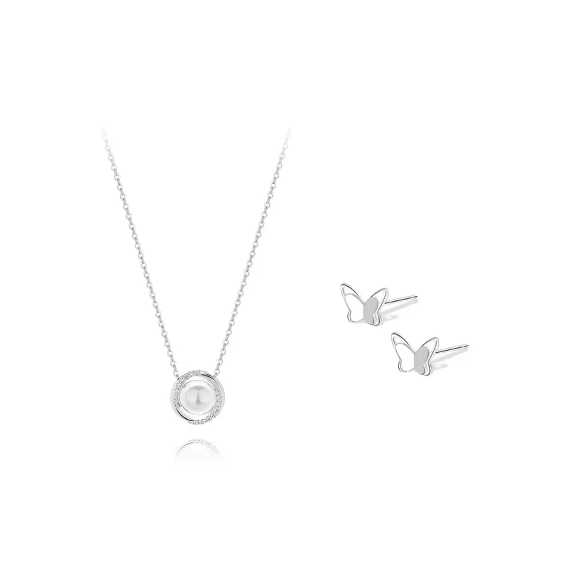 BLANK IN BLANK Sterling Silver Necklaces Women's Bestie Girlfriend Couple Birthday Girl-0