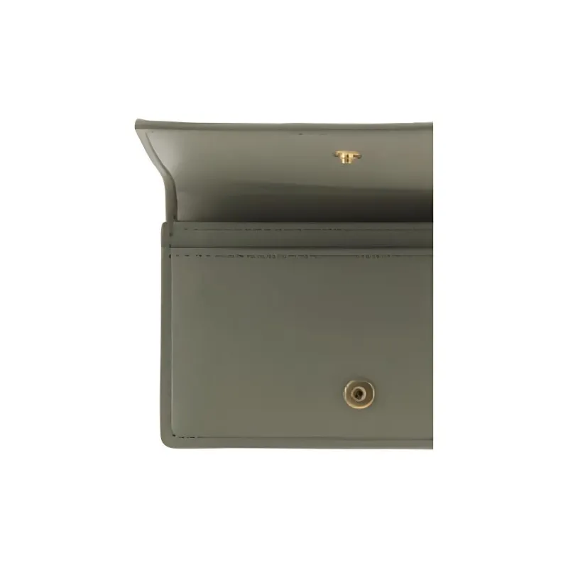 Bottega Veneta Lambskin Wallet Women's Sage Green-2
