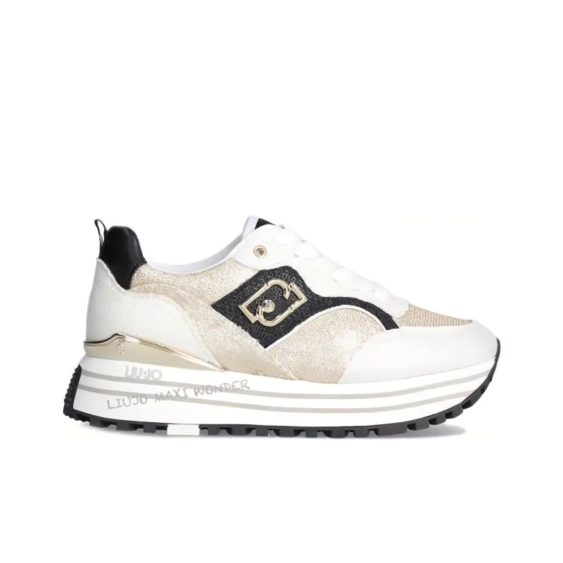 LIU JO Maxi Wonder Sequined Sneakers-1