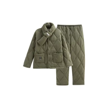 Same Language Pajama Set Men's Army Green