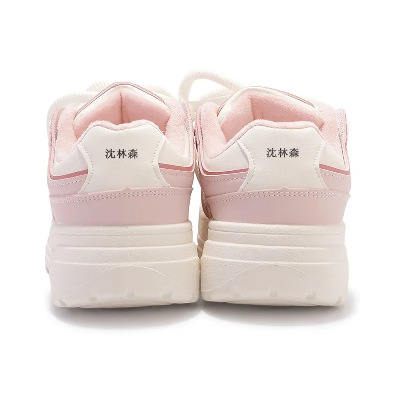 Shen Linsen Cushioning, Slip Resistant, And Abrasion Resistant Low Top Casual Shoes Women's Pink-5
