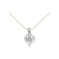 You Live in My Heart Necklace[Box Chain]White Zircon