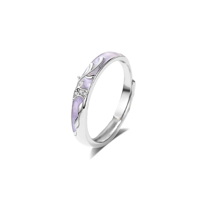 YOASOBI Pure Silver 999 Sterling Silver Rings Unisex-1