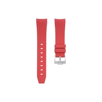 VAGENARI Fluoroelastomer Watch Band Compatible With Rolex 124300 New Constant-Force 41mm Buckle Model Unisex