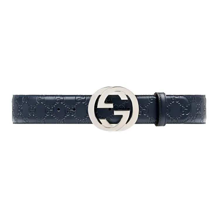 GUCCI Signature Leather Belts Men-0
