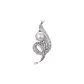 White Bead White Zircon (Camellia)