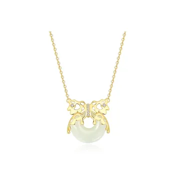 WEITIANXUAN Hetian Jade White Jade/Pale Greenish White Jade Unisex