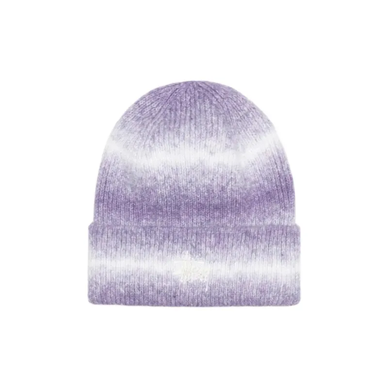 Stussy Polyester Beanies Unisex Purple-0