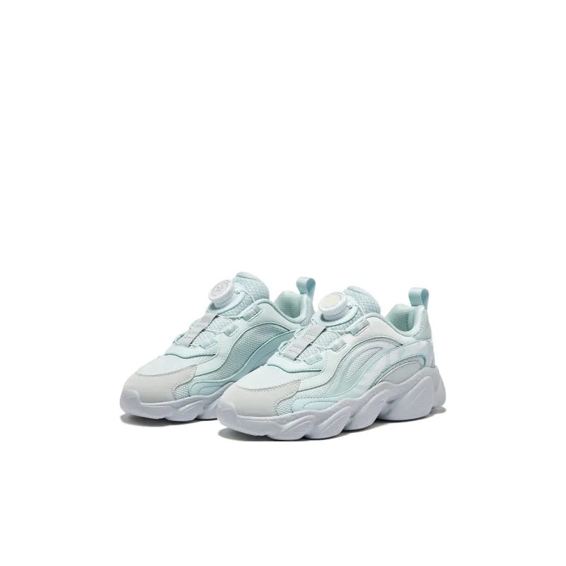 ERKE KIDS Slip-Resistant Cushioning Abrasion-Resistant Low-Top Kids Lifestyle Shoes Well Sky Blue/Moonstone Gray Kids'-1