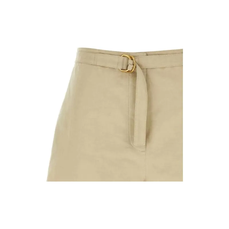 PRADA Elasticated Waistband Belted Shorts-2