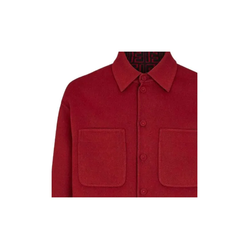 FENDI Reversible Button Up Jacket-6