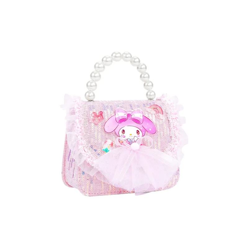 Hello Kitty Sanrio Series Polyester Handbag Kids' Pink-1