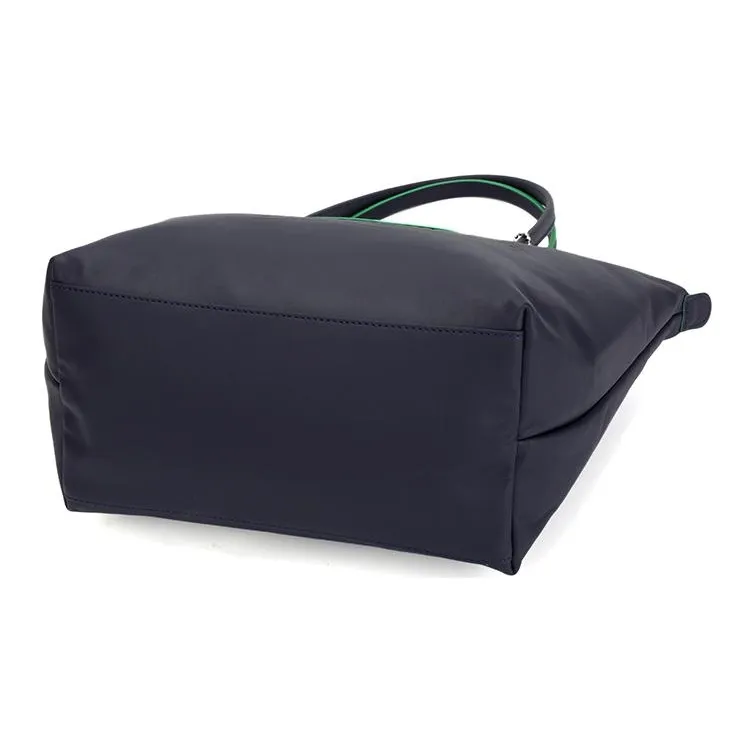 LONGCHAMP Le Pliage Xtra Cow Leather Tote Bag, Shopping Bag, Shoulder Bag, Handbag Medium Size Women's Marine Blue-4