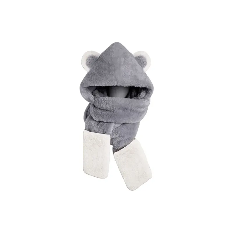 DZP Polyester Hoods & Plush Hats Women's-1