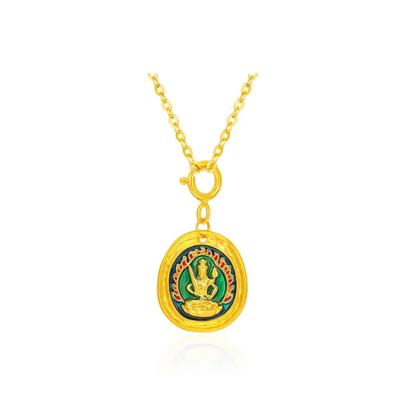 Diamond International 18K Gold Pendants Unisex-7
