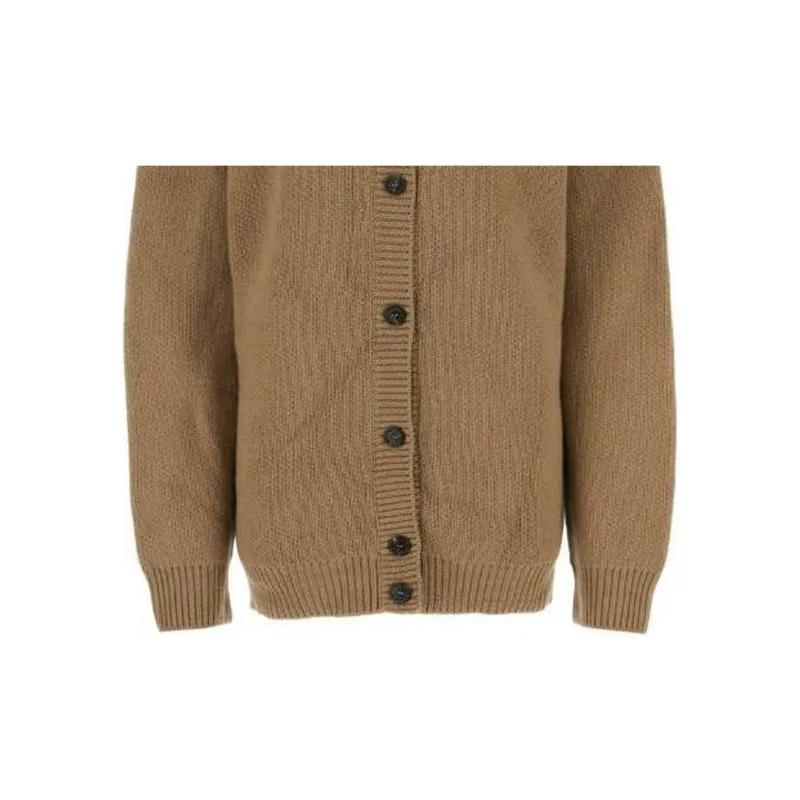 PRADA Prad Buttoned Knitted Cardigan-4