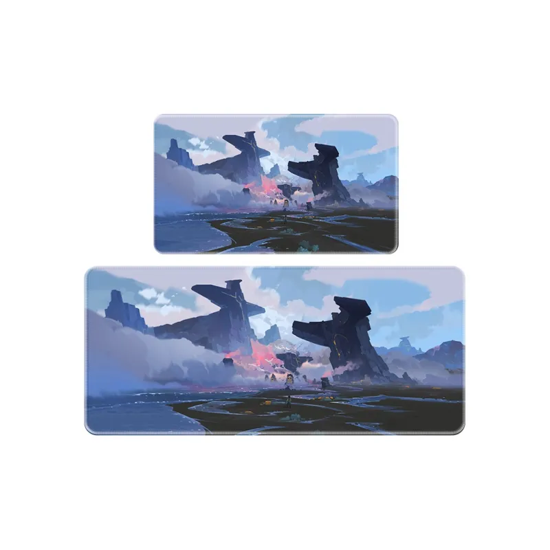 GULAN Multiple Images Available Extra Large Esports Thin Style G4 Precision Lock Edge Natural Rubber Sole Mouse Pads-3