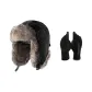 Black Hats & Caps+Black Gloves
