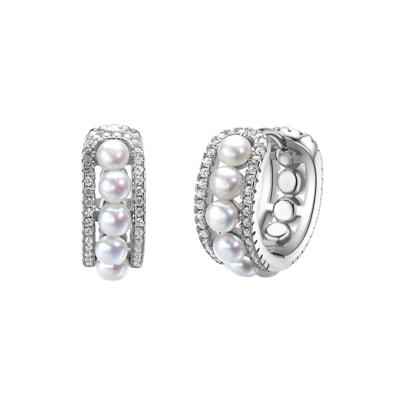 ME LUXE Freshwater Pearl Earrings Women's-0