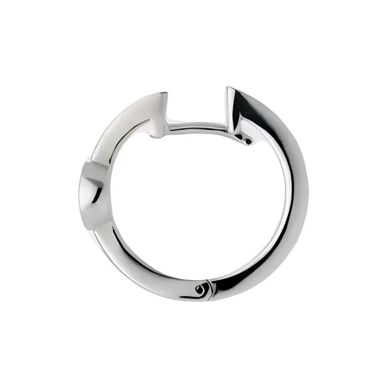 GUCCI 925 Sterling Silver Earrings Women's Silver-1