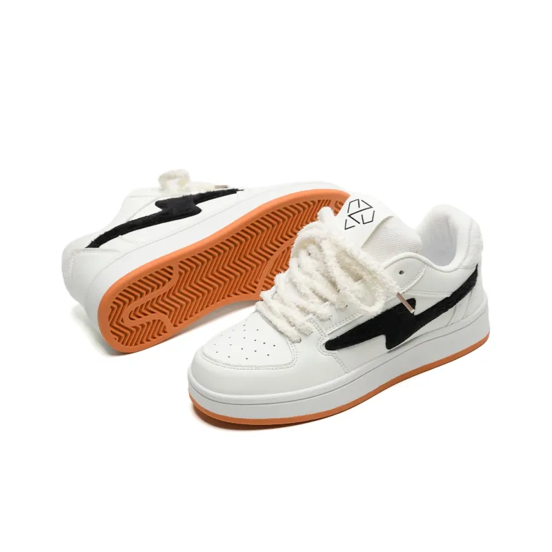 7 SEVFUN Low Top Skateboard Shoes Unisex Ecru-5