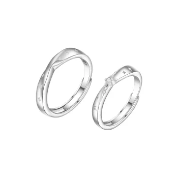 MUYKUY 999 Fine Silver Rings Unisex