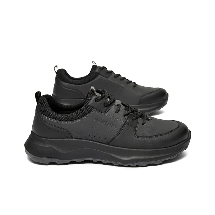 HANG TEN Outdoor Shoes Men Low Top Black/Khaki Black-2